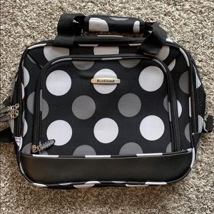 Rockland Laptop Briefcase polka dot